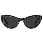 Load image into Gallery viewer, black & gold cat eye sunglasses