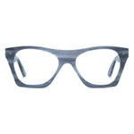 Load image into Gallery viewer, light grey wayfarer glasses