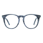 Load image into Gallery viewer, light grey large round glasses frame
