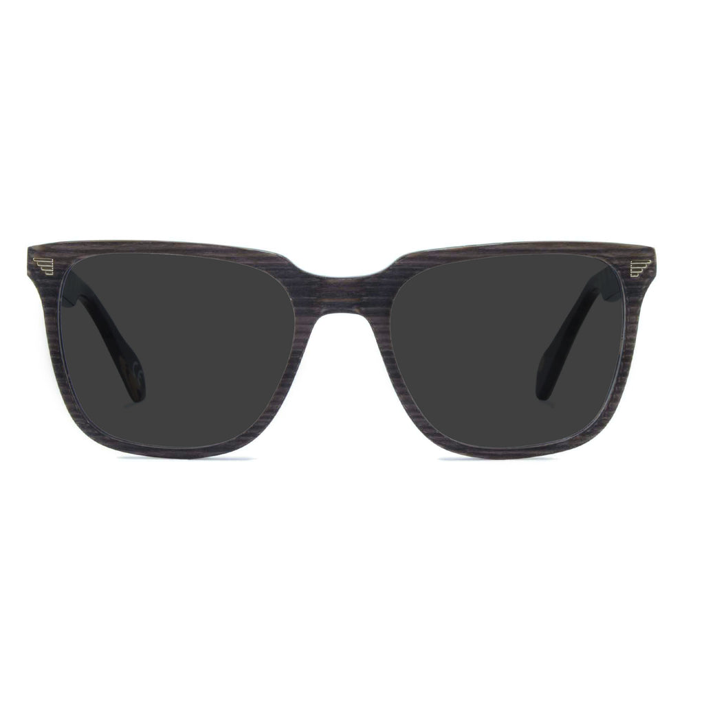 dark grey wayfarer sunglasses