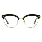 Load image into Gallery viewer, black clubmaster glasses
