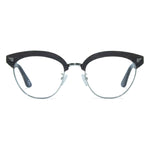 Load image into Gallery viewer, dark grey clubmaster glasses
