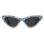 Load image into Gallery viewer, blue lace cat eye sunglasses
