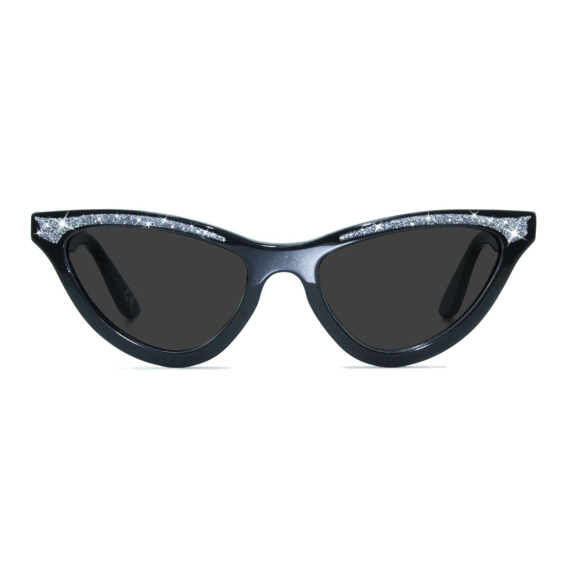 black cat eye sunglasses