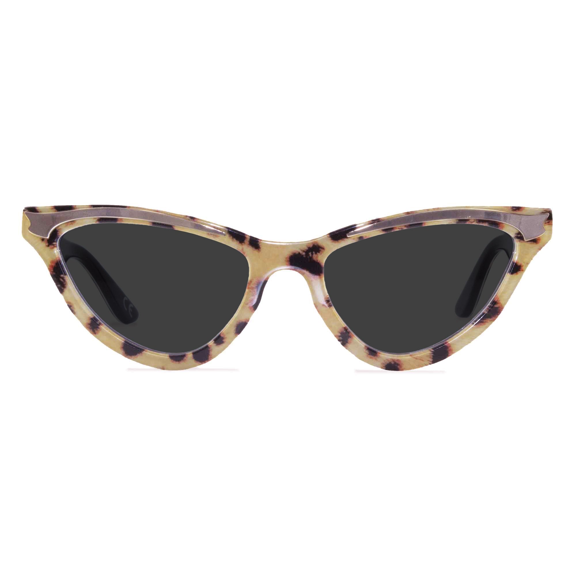 leopard print cat eye sunglasses