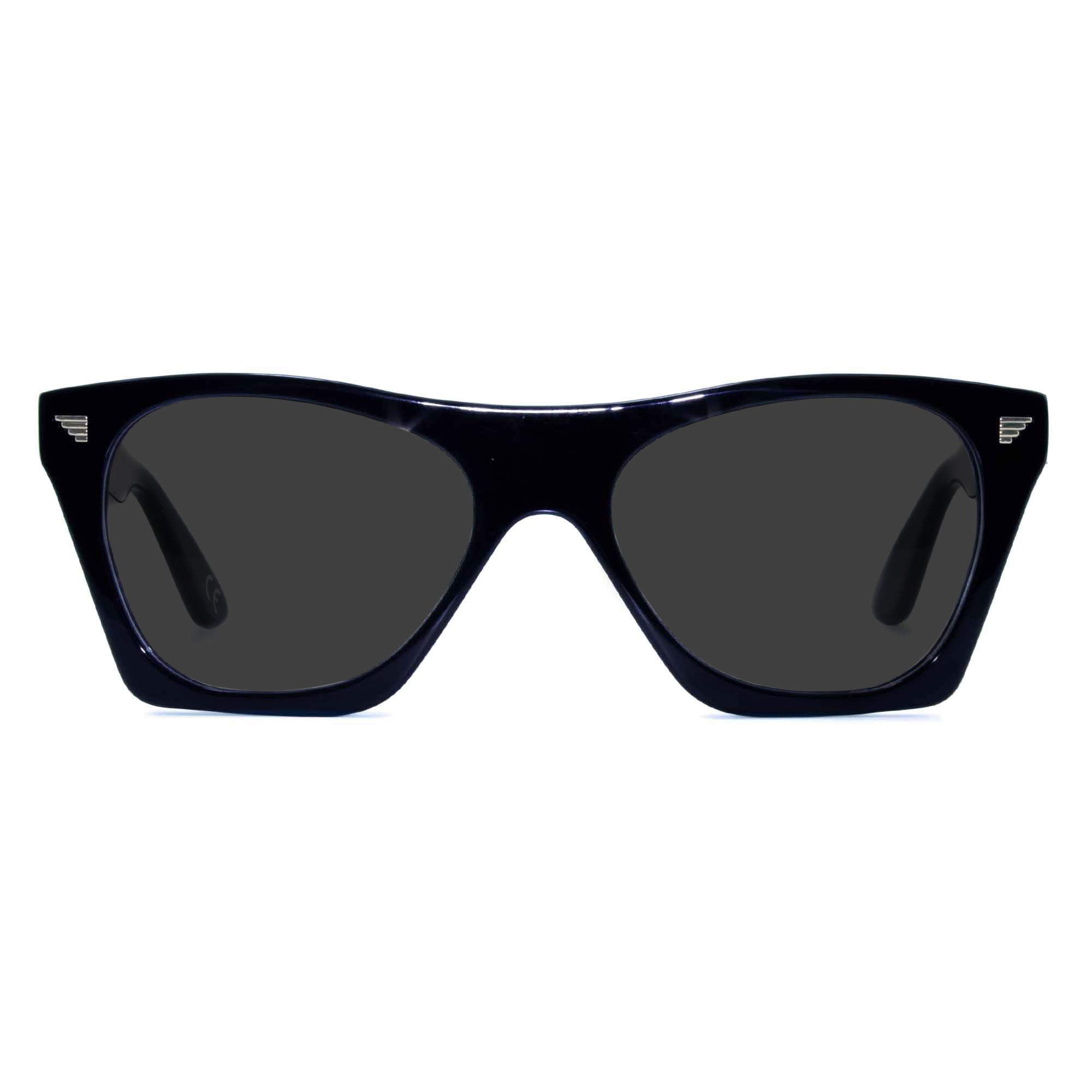 black wayfarer sunglasses